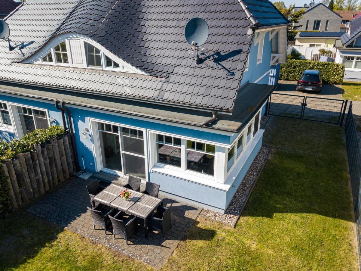 Ostseelagune Zingst, Exklusive Dhh, Strandnah, Sauna, Kamin, 3 Sz, 2 Baeder, Glasfaser, Haustierfrei, Garten Mit Suedterrasse, E-Ladesaeule, 2 Stellplaetze, Strandkorb, Fahrradschuppen, Waschmaschine, Trockner, Nichtraucher Exterior foto
