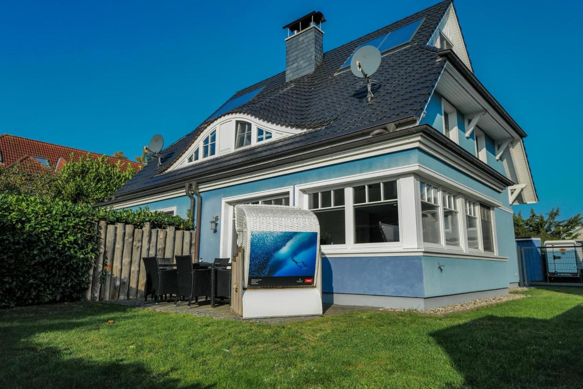 Ostseelagune Zingst, Exklusive Dhh, Strandnah, Sauna, Kamin, 3 Sz, 2 Baeder, Glasfaser, Haustierfrei, Garten Mit Suedterrasse, E-Ladesaeule, 2 Stellplaetze, Strandkorb, Fahrradschuppen, Waschmaschine, Trockner, Nichtraucher Exterior foto